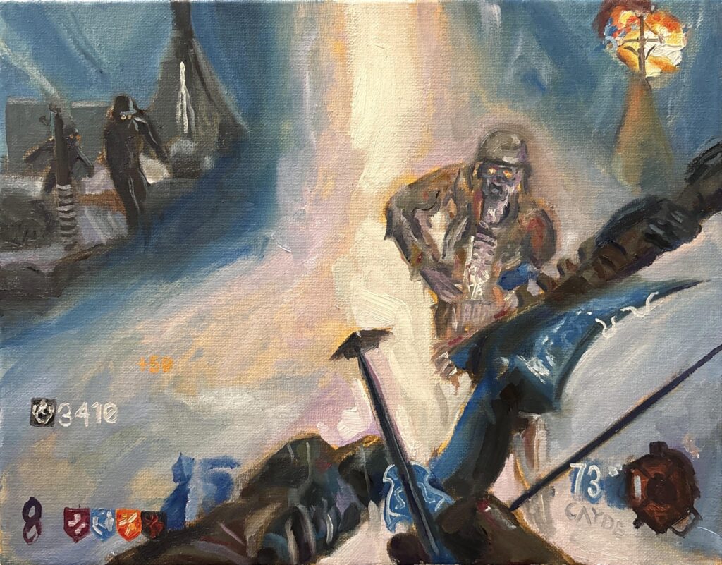 I made an oil painting of Dee Eisendrache