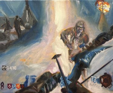 I made an oil painting of Dee Eisendrache