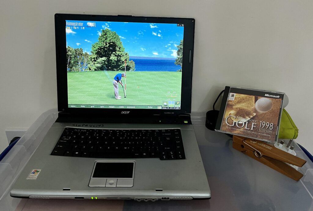 Microsoft Golf 1998. I Aced em