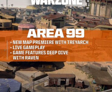 First look at Area 99, to be revealed during Call of Duty NEXT on August 28th