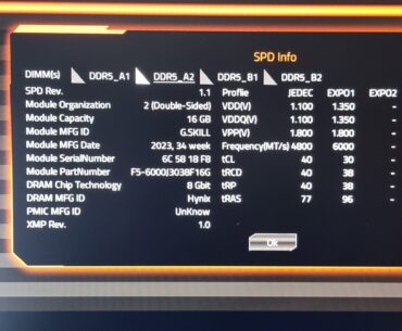 Safe way to manually Overclock DDR5 RAM below EXPO/XMP profile?