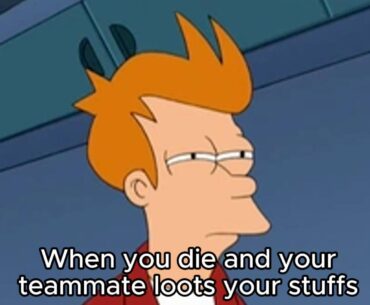 Always straight to the loot