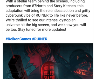 Ruiner movie? Maybe?