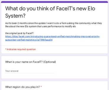 What do you think of FaceIT's new Elo system? [Survey]