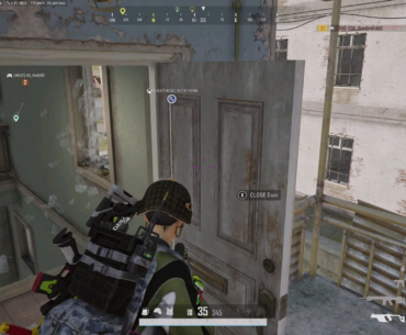 The classic "grenade on the window sill" trick