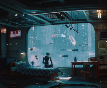 My room in the rain 🌧️ (Unreal Engine 5, by me)