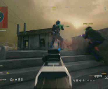 Idk how I got this win again terrible shooting plus I almost fell off the wall haha