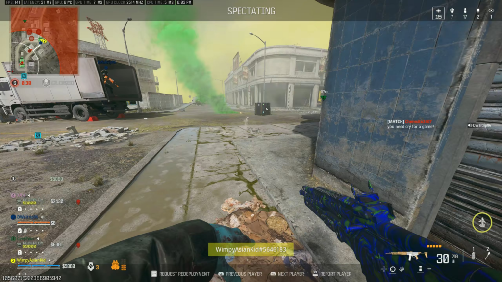 For those wanting proof of cheats. We won the last game.