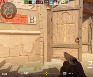 What you see is......? I don't even see him