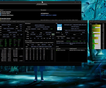 Unrelated Question but, is this normal during idle?