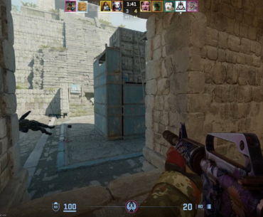 Wtf is this? I literally couldn't see the guy until after I got headshotted...