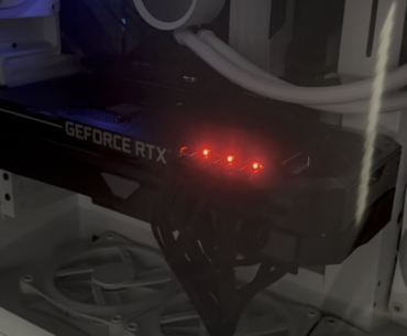 Anyone know why my wifes GPU would be doing this while the PC is off?