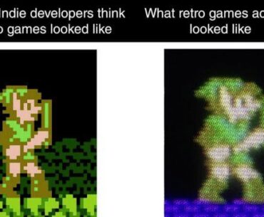 Indie devs really forget about the CRT fuzz
