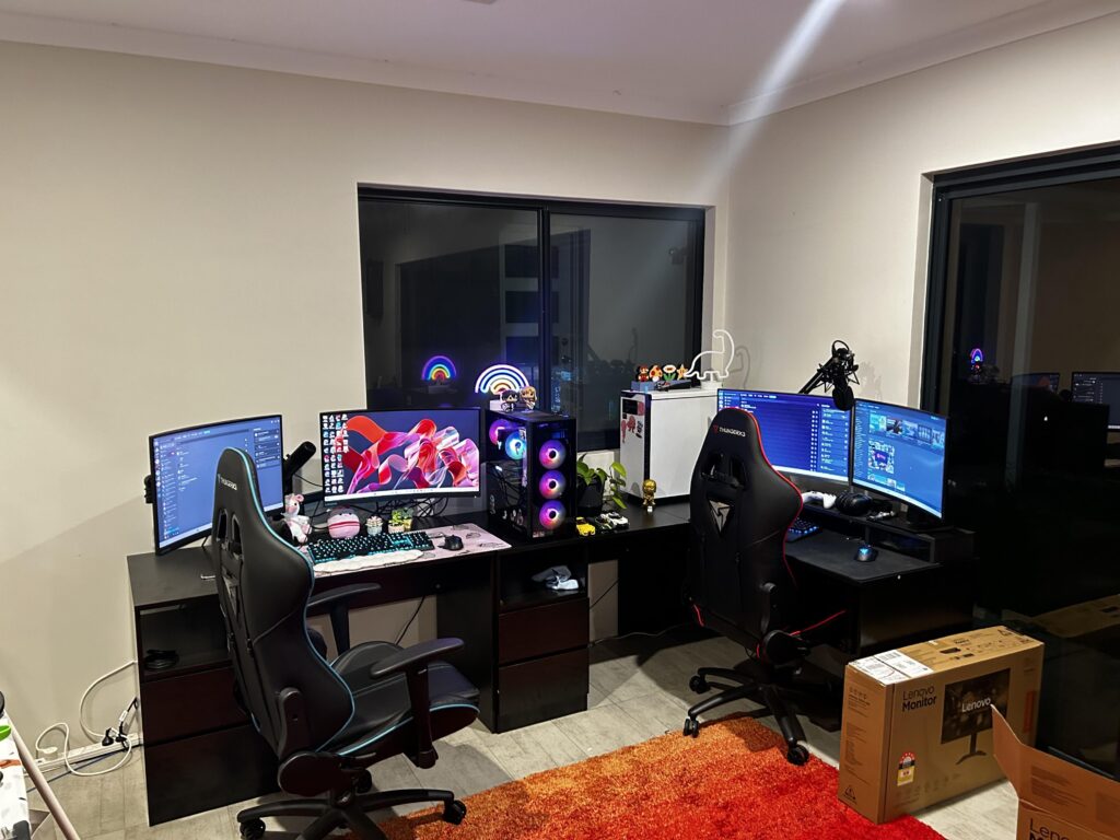 Redone mine and my partners setup
