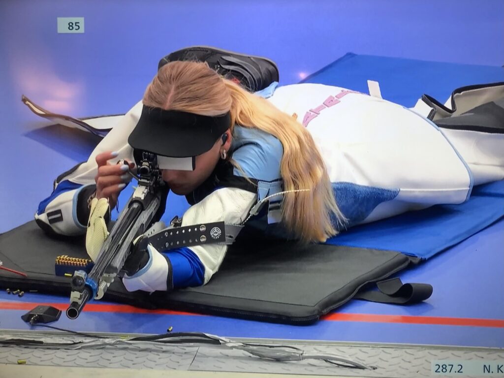 The Polish Olympic shooter looks like an Overwatch character