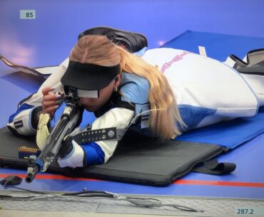 The Polish Olympic shooter looks like an Overwatch character