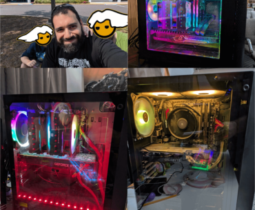 When you've been building for years, your old parts become your kids new PC