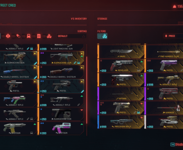 Are the stash wall guns the ones with the gold background?