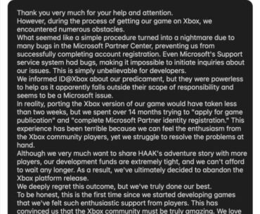 HAAK Developers Explain Why The Game Is Skipping Xbox