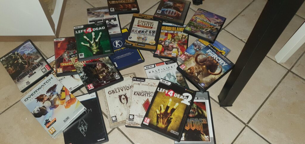 How my steam library started