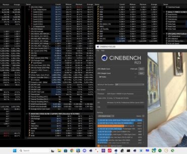 R5 9600X r20 and r23 initial testing