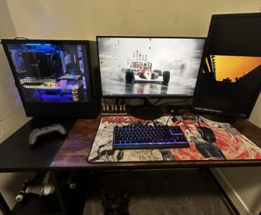 Updated the station with an all AMD pc build. Craving an OLED ultrawide now