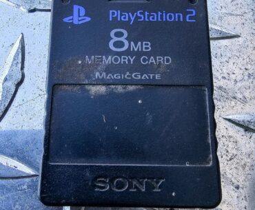 Found an old PS2 memory card at work this morning.