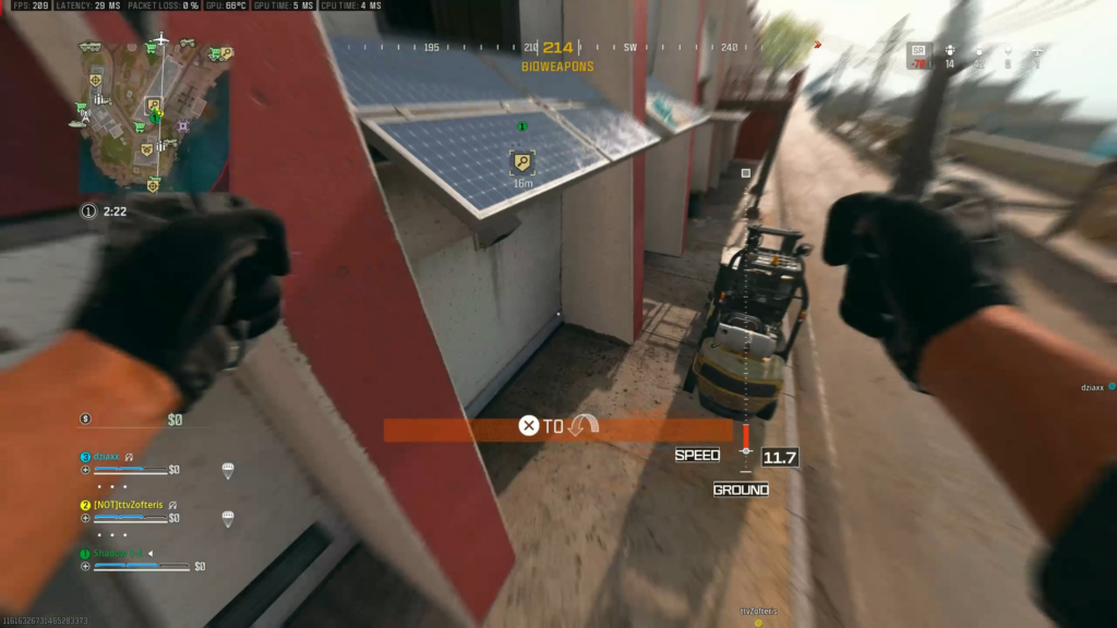 Shots 1 to 7 clearly missed