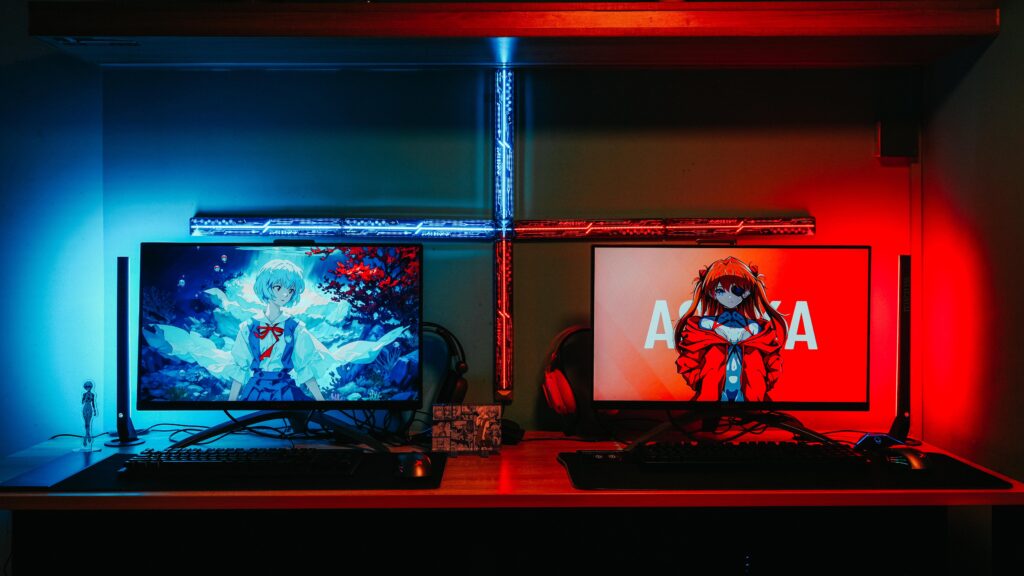 When sister and I each had our own picks in Evangelion, the light is MVP.