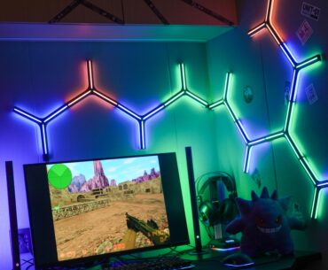 Dad said all my evangelion lights are trash and make him dizzy but still played 3 hours here