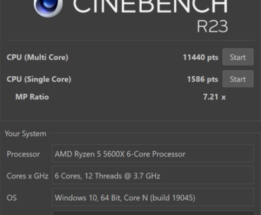 Cinebench R23 5600x results any good?