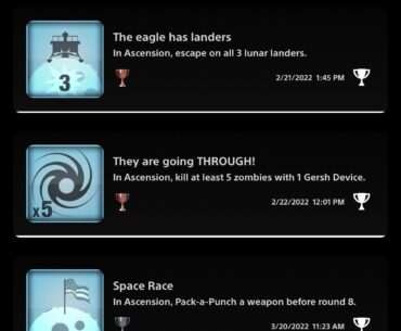 i hope there are trophies to earn for every map in bo6 zombies