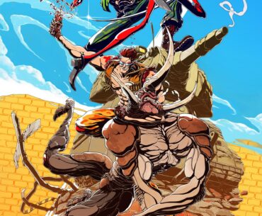 Two Crude Dudes fanart [OC]. Sure rather primitive when compared to SoR or FF gameplay-wise, still my favorite SMDGenisis beat 'em up alongside with Comix Zone. Just a great collection of grotesque enemy freaks, charming protagonists and appropriately kitschy soundtrack.