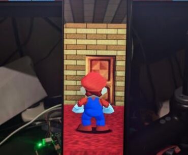 I have found the worst way to play Super Mario 64.