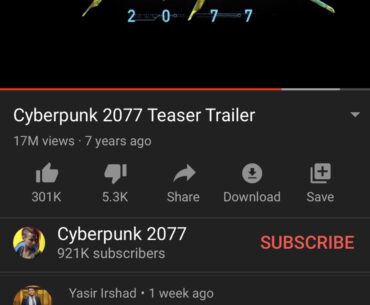 Remember when Cyberpunk 2077 was just a cool trailer?