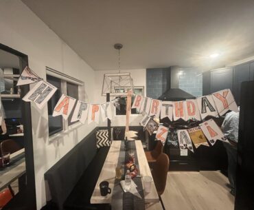 Threw a zombies themed surprise bday party