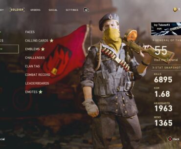 Stats, staying at 8th prestige.