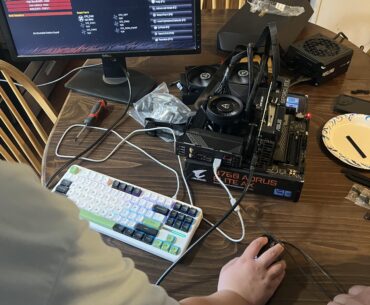 The 14 yo worked his ass off this summer to buy and build this on the kitchen table. I know nothing. I’m just really proud.