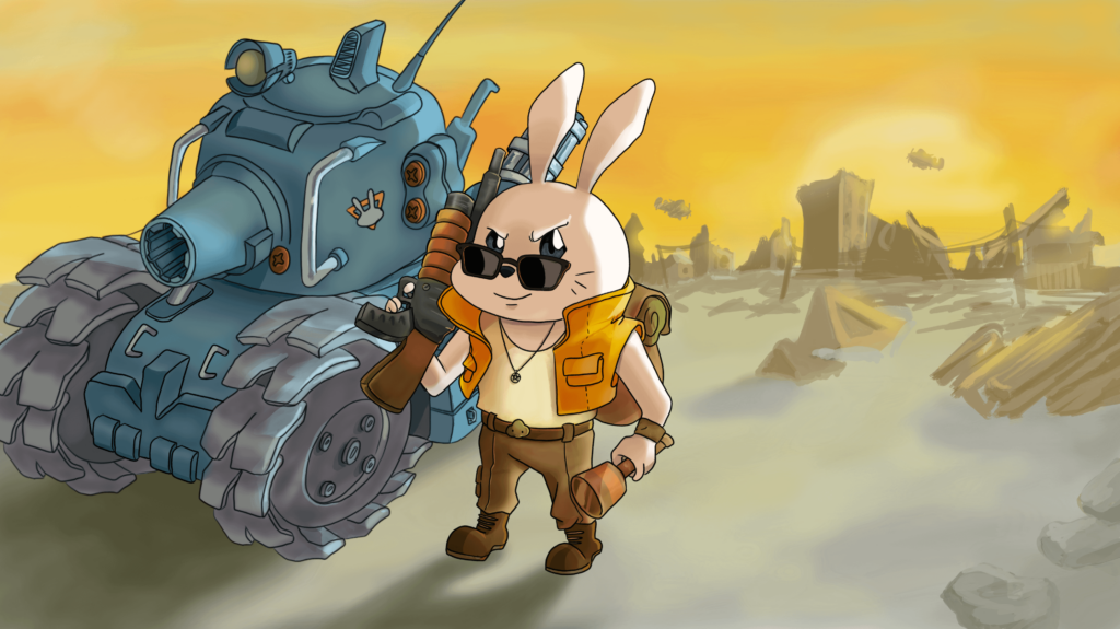 The newest fanart done by my wife for the thumbnail of my Metal Slug video, hope you guys enjoy it!