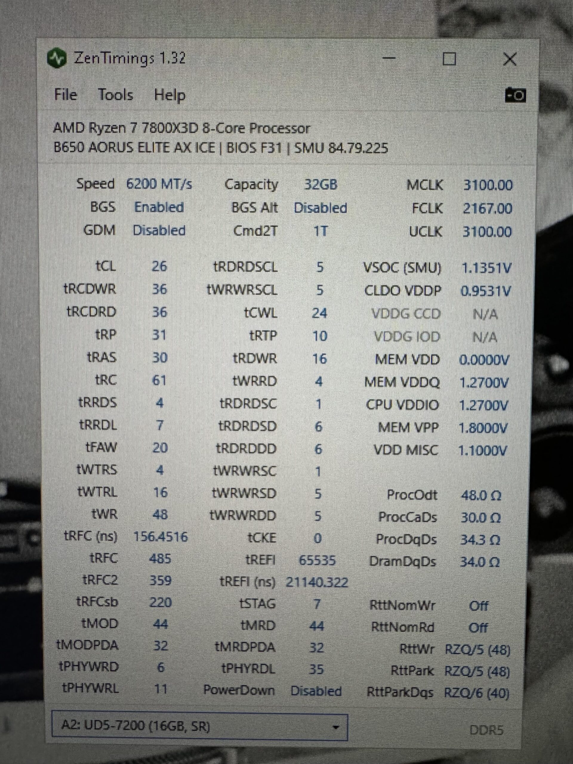 After a long battle between me and the final boss(my motherboard bios)I finally managed to get Fclk 2167 stable with my memory OC 6200 CL26. I built this pc in December of last year & always wanted to learn how to get memory & fclk stable. Never give up because you might just be one step closer After a long battle between me and the final boss(my motherboard bios)I finally managed to get Fclk 2167 stable with my memory OC 6200 CL26. I built this pc in December of last year & always wanted to learn how to get memory & fclk stable. Never give up because you might just be one step closer