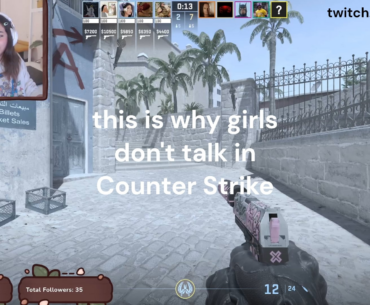 Stop throwing games because there's a woman on your team
