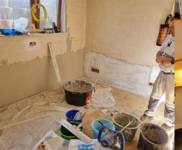 Unused basement room transformation