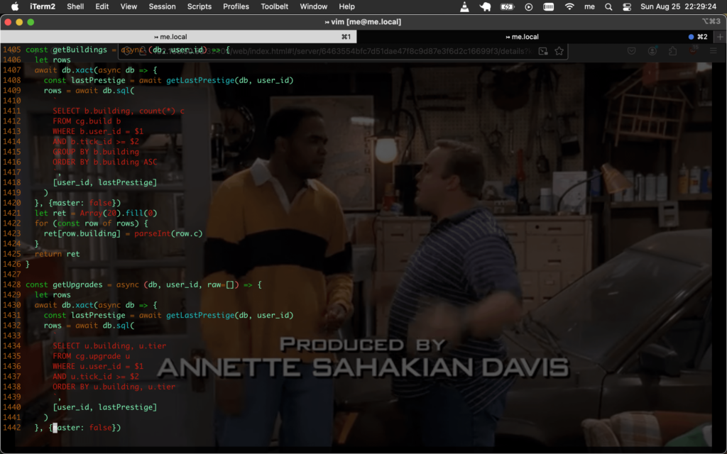 When you want to code but your gf wants to watch TV