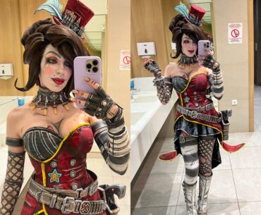 I’m happy to show you my Borderlands 3 Moxxi cosplay, which took me 350 hours to make💔
