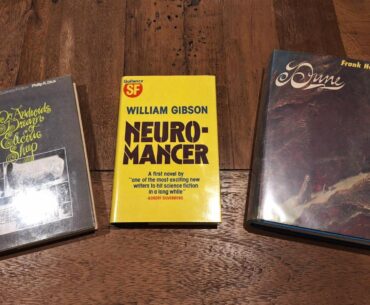 My first edition Neuromancer sitting next to my mint first edition Dune and mint first edition Do Androids Dream of Electric Sheep. Three perfect sci-fi titles?