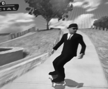 Recreating the “Mystery Skater” photo in Tony Hawk’s Underground on ps2 (iykyk)