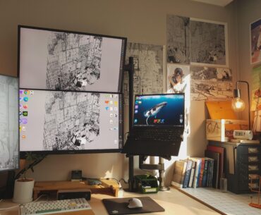 New desk setup.