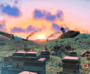 A screenshot I took of No Man's Sky