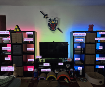 My console collection, just added Dreamcast and Steam Deck ✨️
