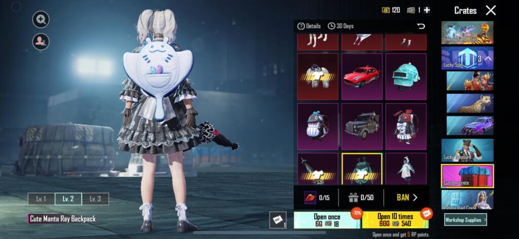 This crate is definitely rigged don’t even bother trying it